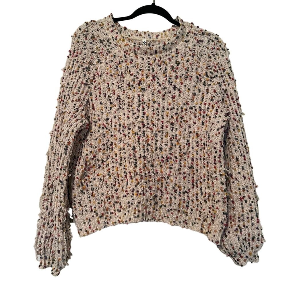 Leo & Nicole Confetti Sweater Size M